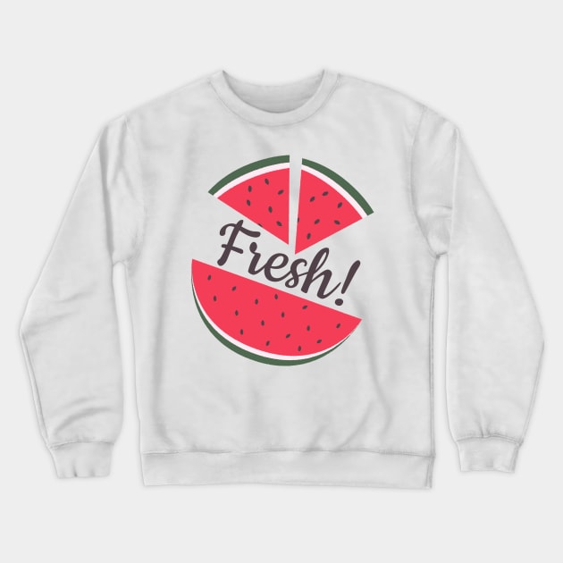 Fresh Watermelon Crewneck Sweatshirt by kelnan